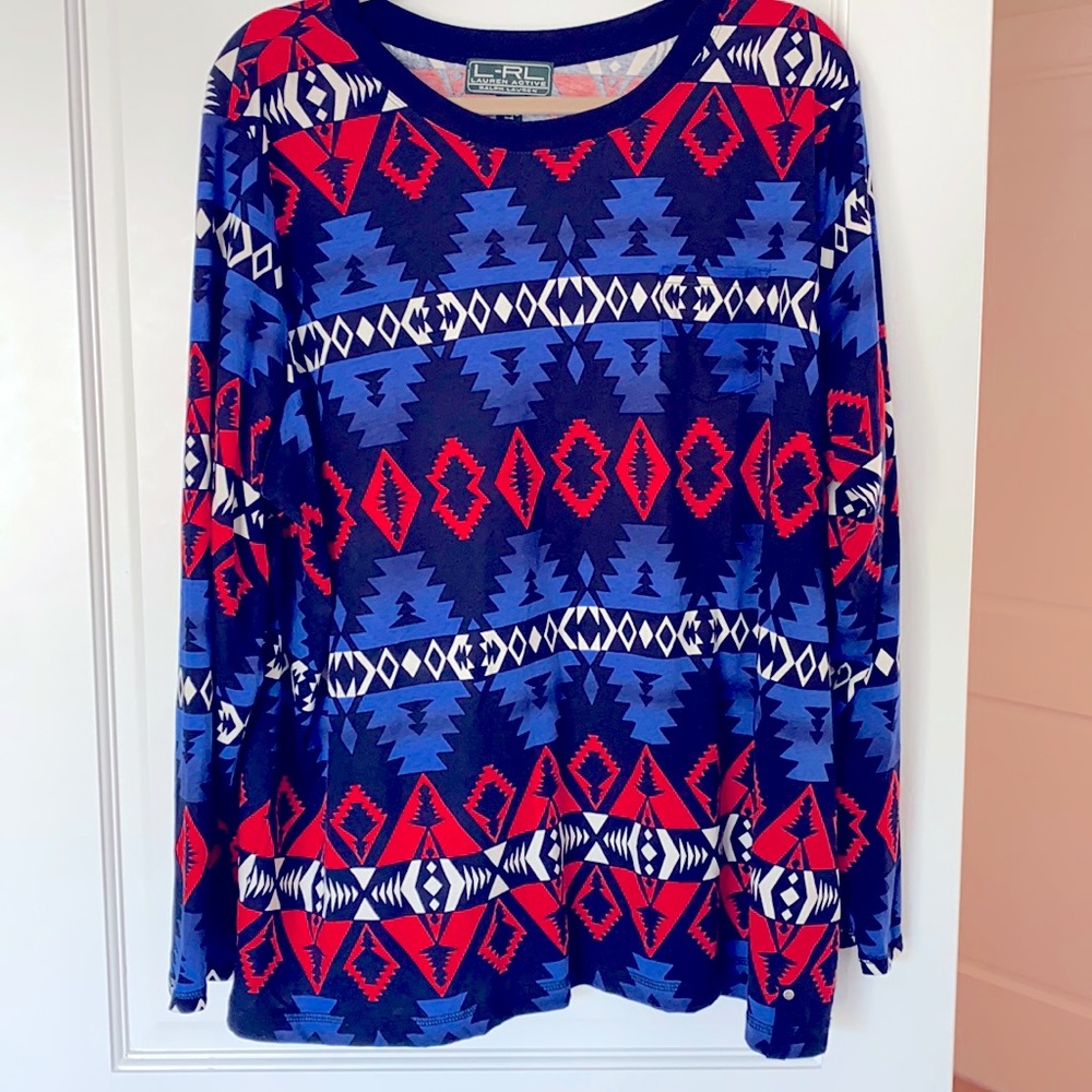 3XL Lauren Active Ralph Lauren Long Sleeve Tee